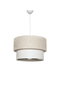 Opviq TM121 Lámpara de Araña Crema y Blanco